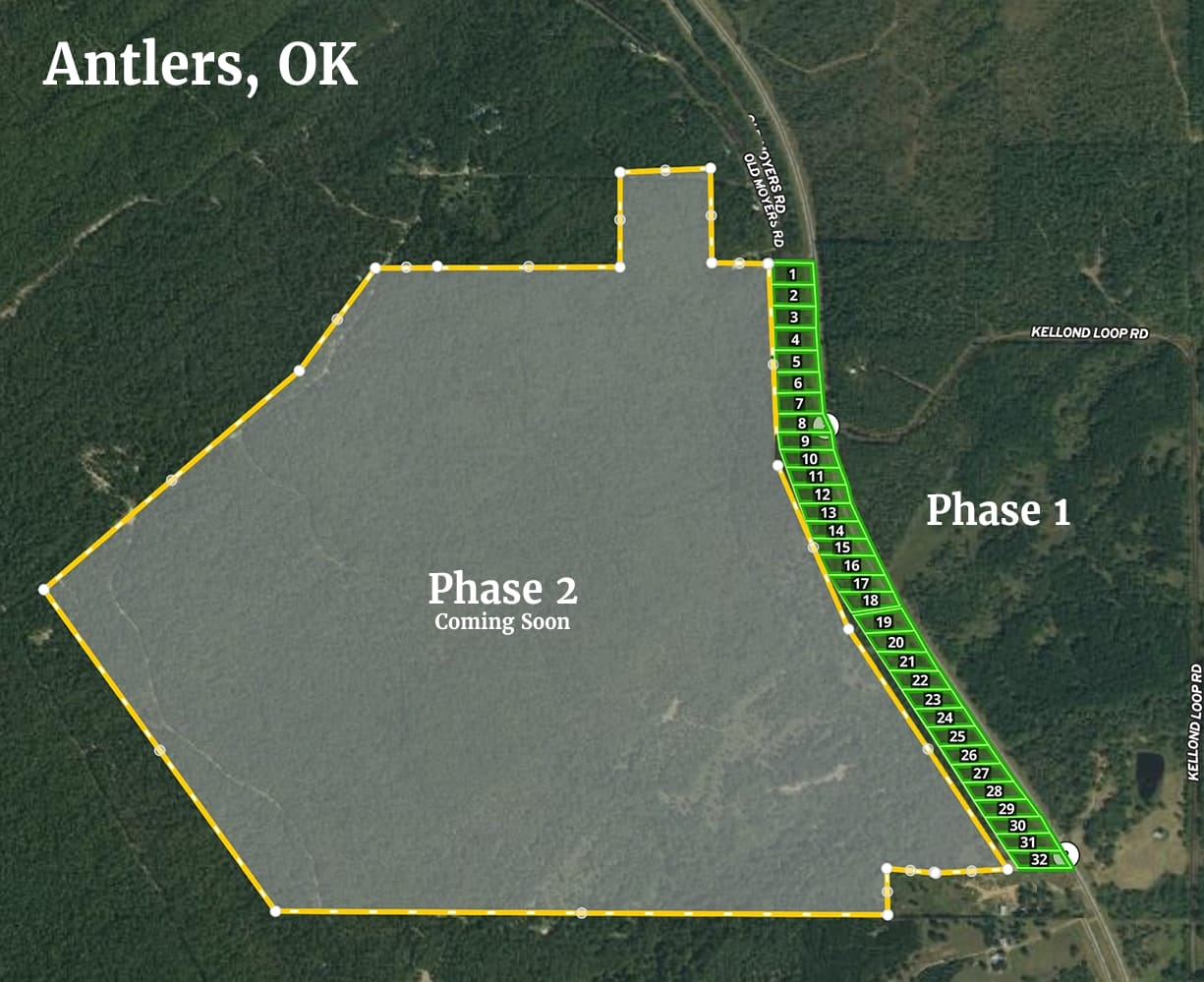 Antlers-Phase1comp Antlers, Oklahoma Land For Sale